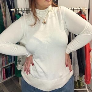 h&m white turtleneck